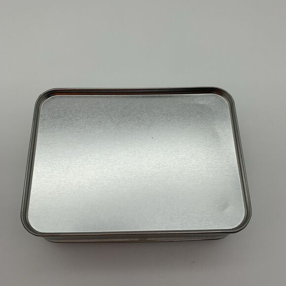 Collectible Coca Cola Tin Box Silver Rectangular Trinket Tin 5 x 3.6 x 1.6 - Picture 6 of 10